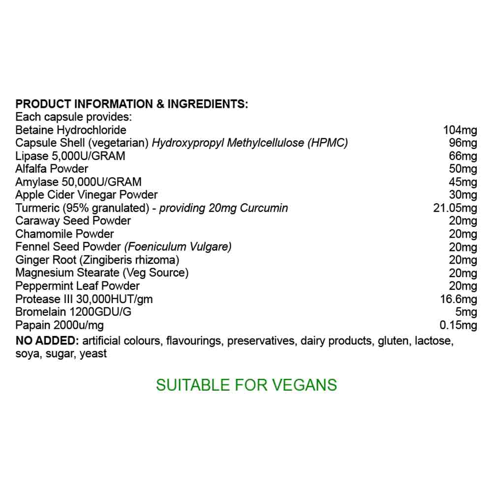 Catalytic Digestive Enzymes