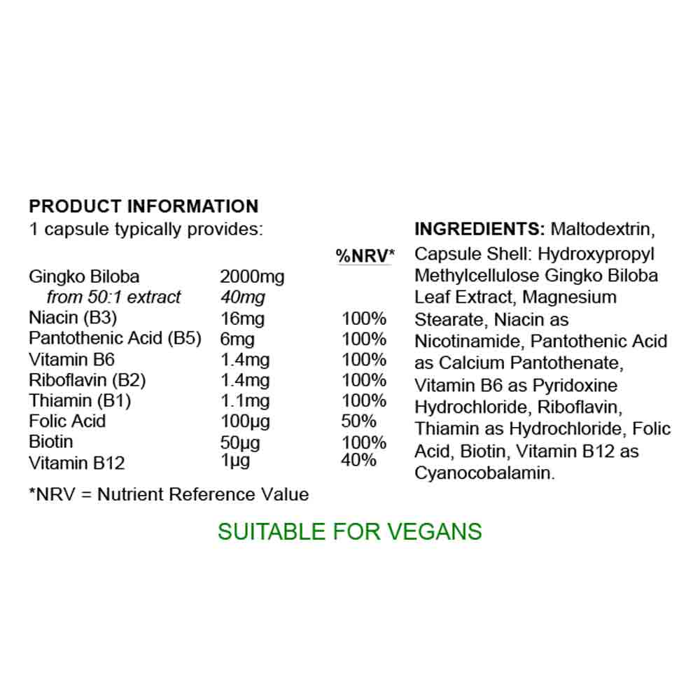 Ginkgo B+ Energy Formula